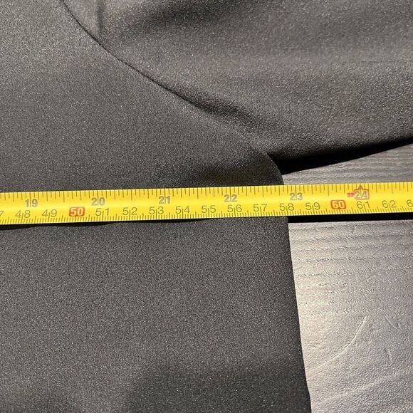 Calvin Klein Bell Sleeve Button Down Shirt‎ Black Size XL Lightweight Career - Picture 8 of 9